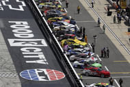 The NASCAR Cup Series pit road at Bristol Motor Speedway. Source: Imagn